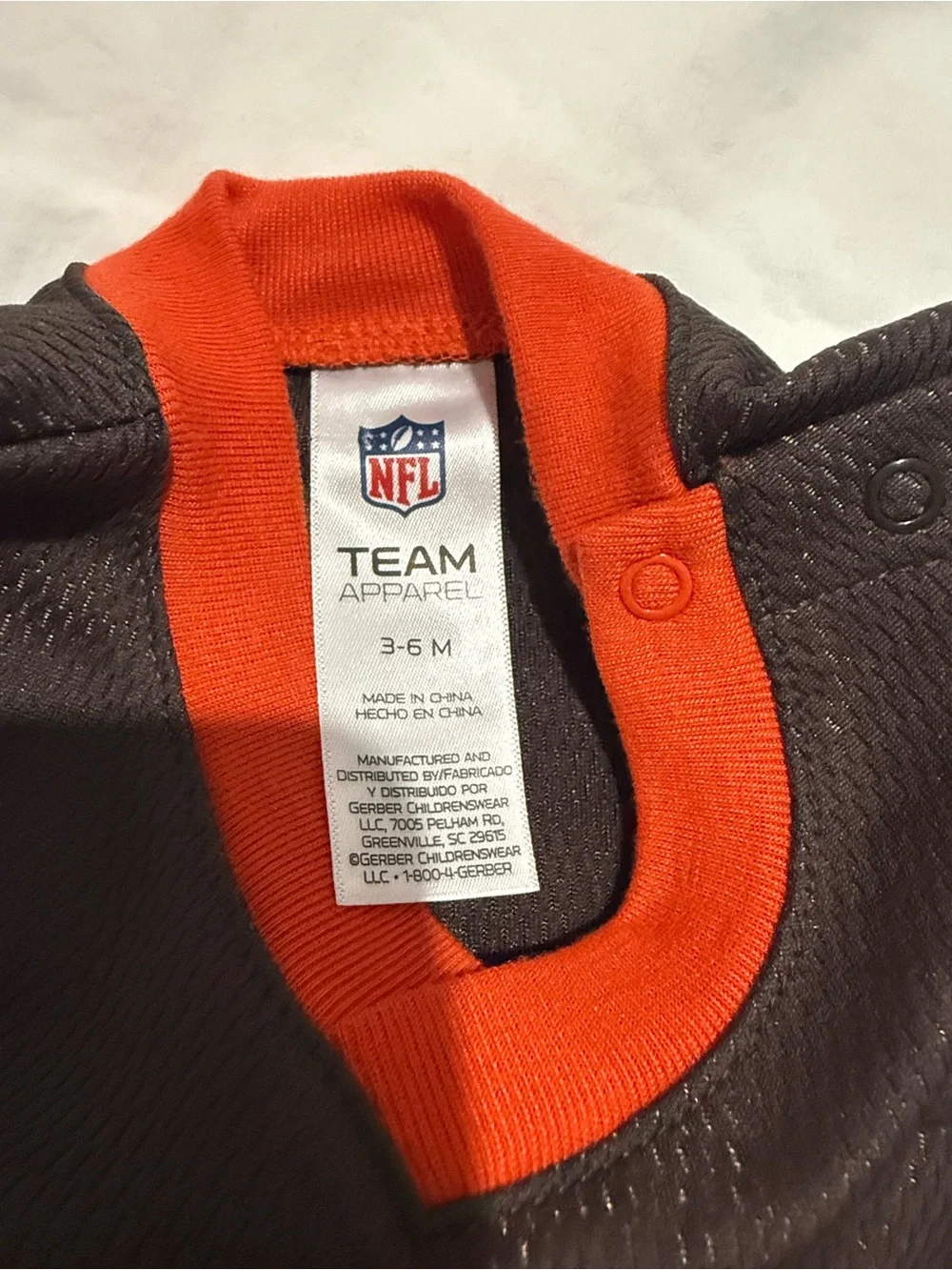 NFL The Browns Team Infant Bodysuit